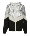 Golden Goose Letizia Hooded Windbreaker Jacket In Black