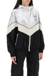 Golden Goose Star Patchwork Windbreaker Nylon Jacket In Multi