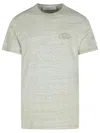 Golden Goose Short-sleeved Printed T-shirt In Gray