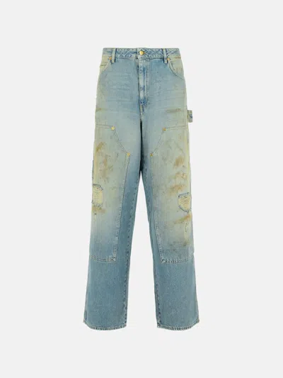Golden Goose Light Blue Cotton Jeans