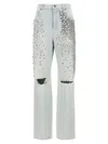 Golden Goose Jeans In Light Blue