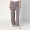 Golden Goose Light Brown Pants In Chevron Wool Blend