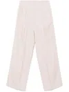 Golden Goose Flavia Wool Tailored Trousers Clothing In Light Grey