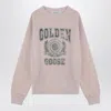 Golden Goose Light Pink Sweatshirt With Logo