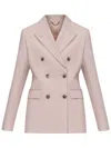 Golden Goose Virgin Wool Blazer In Light Pink