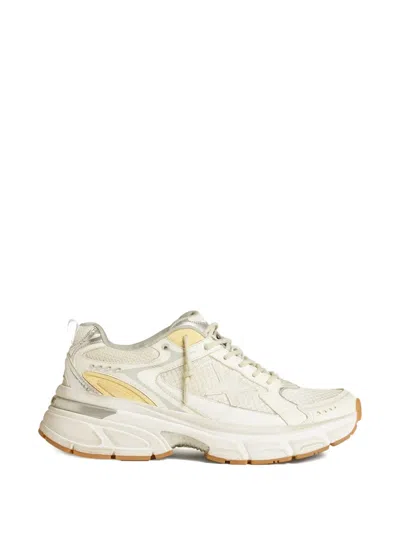 Golden Goose Lightstar Appliqué Sneakers In White