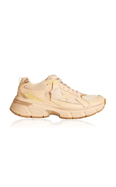 Golden Goose Lightstar Laminated Leather Sneakers In Pink