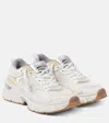 Golden Goose Lightstar Sneakers In White Leather And Fabric In White