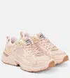 Golden Goose Lightstar Net Leather And Suede Upper Tpu Star Net Heel And Spur In Pink
