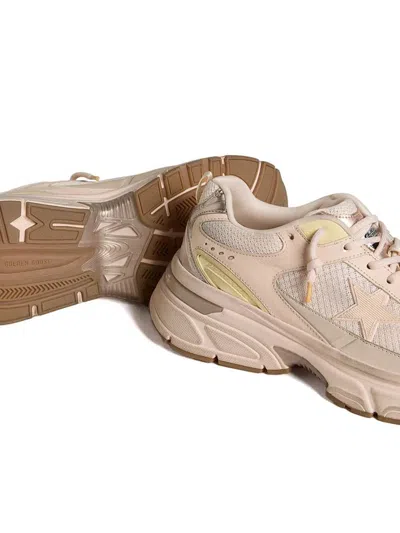 Golden Goose Lightstar Net Leather And Suede Upper Tpu Star Net Heel And Spur In Multi
