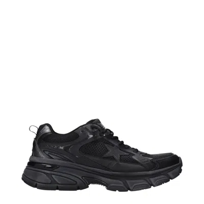 Golden Goose Lightstar Sneakers Men Fabric Black