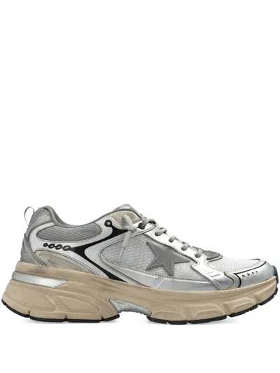 Golden Goose Lightstar Mesh And Nappa Upper Mesh Tongue And Heel Tpu Star In Multi