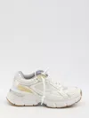 Golden Goose 40mm Lightstar Net & Suede Sneakers In White