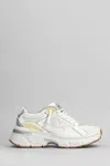 Golden Goose Lightstar Net Leather And Suede Upper Tpu Star Net Heel And Spur In White