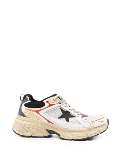Golden Goose Mesh Sneakers Rubber Sole Lightweight Design In Multi