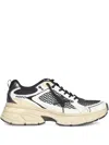 Golden Goose Light-star White Black Leather Sneaker In Multi