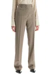 Golden Goose Lightweight Tailored Wool Trousers In Multi