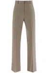 Golden Goose Lightweight Tailored Wool Trousers In Neutro