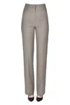 Golden Goose Lightweight Wool Trousers In Gray