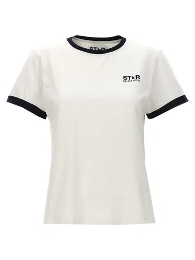 Golden Goose Star Slim Cotton T-shirt In White