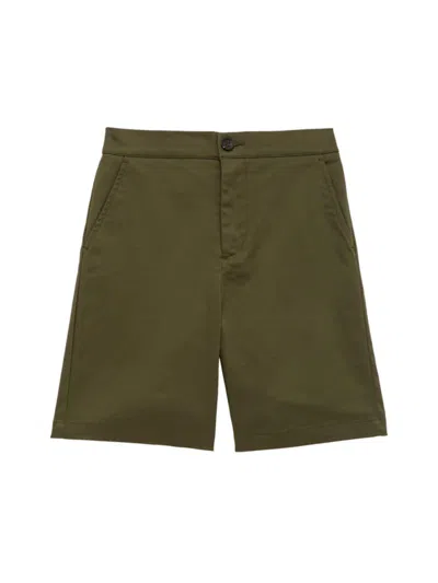 Golden Goose Little Boy's & Boy's Journey Cotton Shorts In Ivy Green