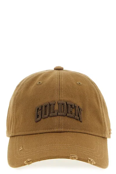 Golden Goose Lived-in Cap In Brown