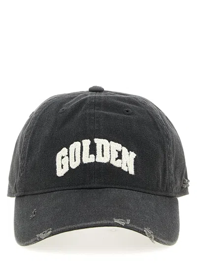 Golden Goose Lived-in Cap In Gray
