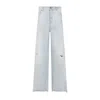 Golden Goose Relaxed Wide-leg Jeans With Distressed Detailing