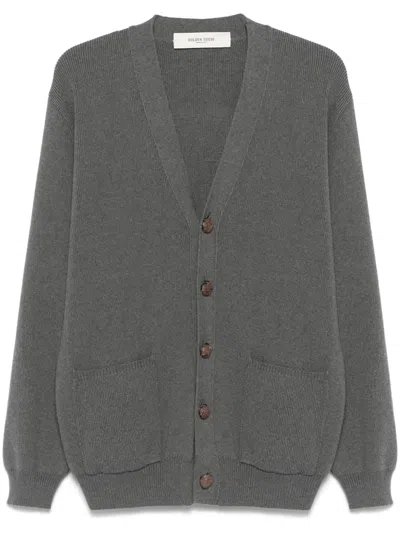 GOLDEN GOOSE LOGO-APPLIQUÉ CARDIGAN