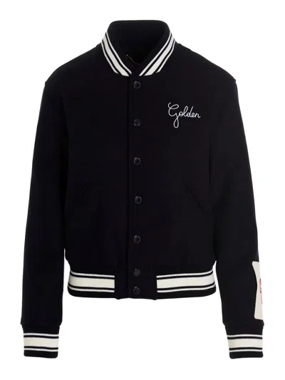 GOLDEN GOOSE LOGO BOMBER JACKET
