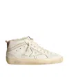 Golden Goose Mid Star Classic Sneakers In Nude