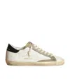 Golden Goose Distressed Leather Low Top Sneakers In Neutral
