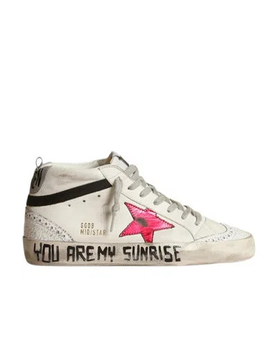 Golden Goose Logo Casual Sports Shoes In White_winw_black_light_grey