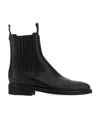 Golden Goose Streamlined Leather Chelsea Ankle Boots In Black