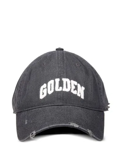 GOLDEN GOOSE GOLDEN GOOSE LOGO COTTON BASEBALL CAP