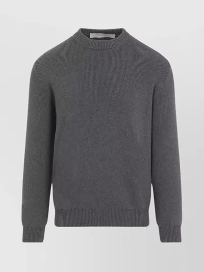 GOLDEN GOOSE LOGO COTTON CREWNECK SWEATER