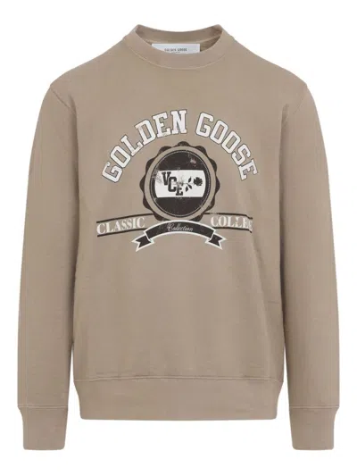 GOLDEN GOOSE GOLDEN GOOSE LOGO COTTON SWEATSHIRT