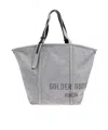 Golden Goose Soft Textured Grey Shoulder Bag With Versatile Carrying Options In Gray