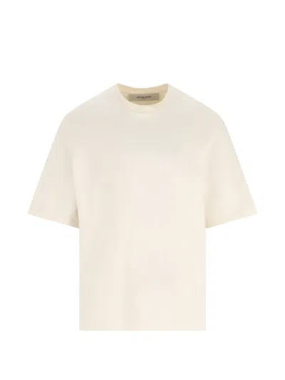 Golden Goose Star Graphic Crew Neck Short Sleeve T-shirt In Neutral