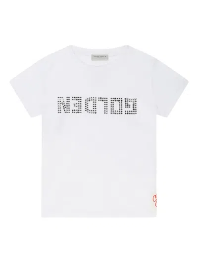 Golden Goose Logo-embellished T-shirt In White