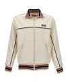 Golden Goose Multicolor Track Raglan Sweatshirt In Nude
