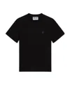 Golden Goose Cotton T-shirt With Iconic Frontal Star In Black