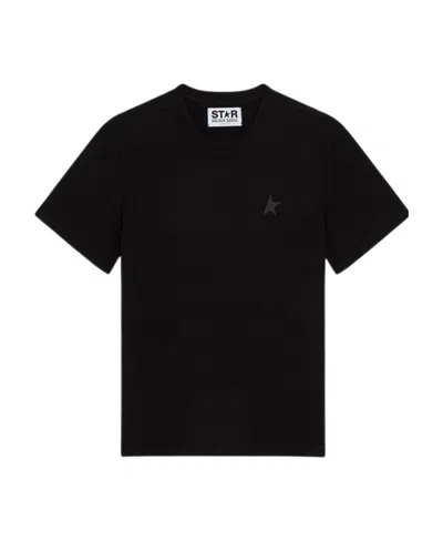 GOLDEN GOOSE GOLDEN GOOSE DELUXE BRAND LOGO PRINTED CREWNECK T-SHIRT