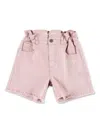 Golden Goose Logo-embroidered Shorts In Pink