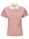 Golden Goose Journey Stripe Slim Fit Cotton Polo