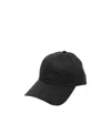 Golden Goose Black Baseball Cap With Star Women In Black