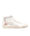 Golden Goose Slide High-top Sneakers In White