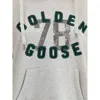 Golden Goose Grey Hoodie With Logo