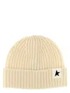 Golden Goose Knit Label Beanie With Turn-up Brim