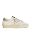 Golden Goose Logo-laced Casual Sneakers In Nude